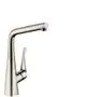 Hansgrohe-HG-Spueltischmischer-320-Metris-M71-Ausziehauslauf-1jet-sBox-edelstahl-optik-73812800 gallery number 1